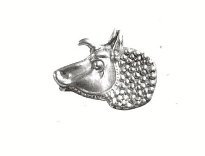 Ornament in the shape of a ram's head